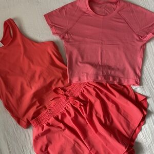 Activewear Work Out Set | llulemon Crop Top + All in Motion Set 🍉